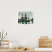Eugène Boudin Zedign Kunstposter #8 Poster (Keuken)