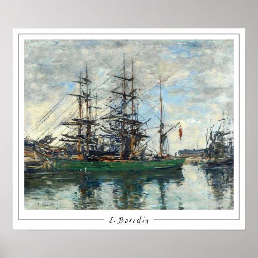Eugène Boudin Zedign Kunstposter #8 Poster (Voorkant)
