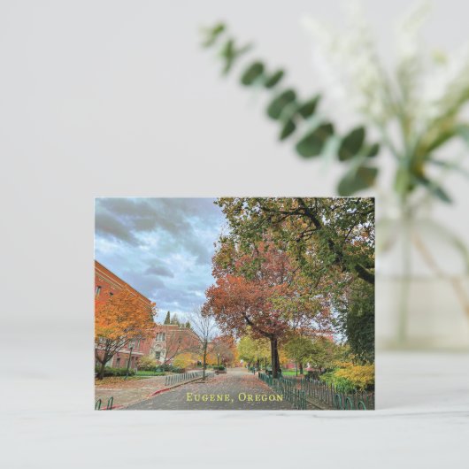 Eugene, carte postale de l'Oregon (Debout devant)