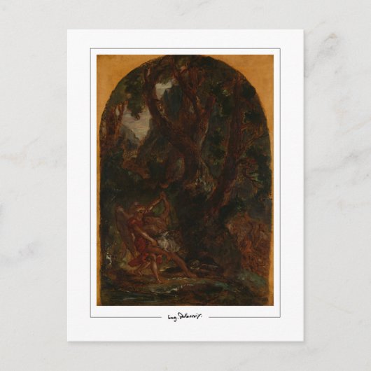Eugène Delacroix #105 - Carte postale d'art fin (Devant)