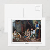 Eugène Delacroix #174 - Carte postale d'art fin (Devant / Derrière)