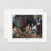 Eugène Delacroix #174 - Kunstmatig Briefkaart (Voorkant / Achterkant)