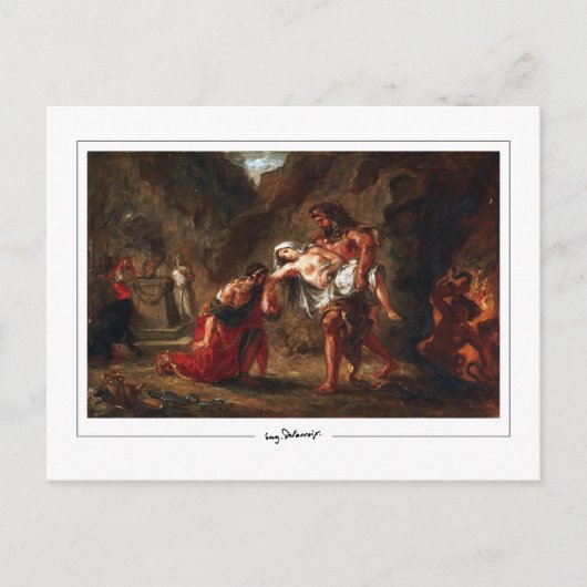 Eugène Delacroix #183 - Carte postale d'art fin (Devant)