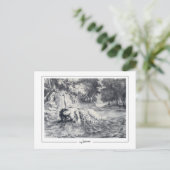 Eugène Delacroix #245 - Carte postale d'art fin (Debout devant)