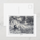 Eugène Delacroix #245 - Carte postale d'art fin (Devant / Derrière)