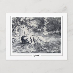 Eugène Delacroix #245 - Carte postale d'art fin