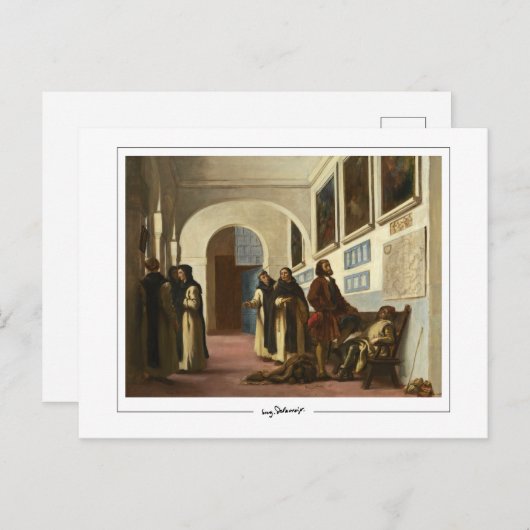 Eugène Delacroix #256 - Carte postale d'art (Devant / Derrière)