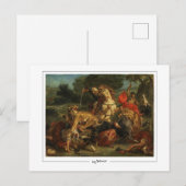 Eugène Delacroix #28 - Carte postale d'art fin (Devant / Derrière)