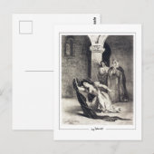 Eugène Delacroix #400 - Carte postale d'art fin (Devant / Derrière)