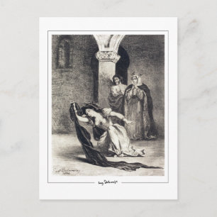Eugène Delacroix #400 - Carte postale d'art fin