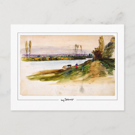 Eugène Delacroix #421 - Carte postale d'art (Devant)