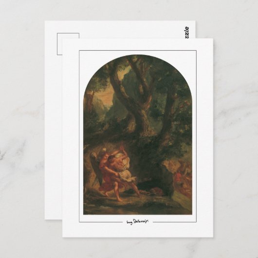 Eugène Delacroix #426 - Carte postale Art (Devant / Derrière)