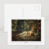 Eugène Delacroix #47 - Kunstmatig Briefkaart (Voorkant / Achterkant)