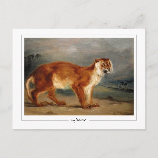 Eugène Delacroix #491 - Carte postale d'art fin (Devant)