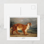 Eugène Delacroix #491 - Kunstmatig Briefkaart (Voorkant / Achterkant)