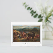Eugène Delacroix #495 - Carte postale d'art fin (Debout devant)