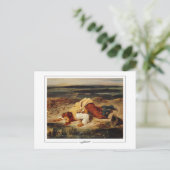 Eugène Delacroix #502 - Carte postale d'art fin (Debout devant)