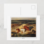 Eugène Delacroix #502 - Carte postale d'art fin (Devant / Derrière)