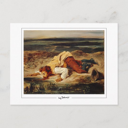 Eugène Delacroix #502 - Carte postale d'art fin (Devant)