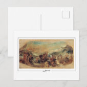 Eugène Delacroix #517 - Kunstmatig Briefkaart (Voorkant / Achterkant)