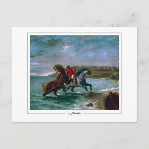 Eugène Delacroix #522 - Carte postale d'art fin