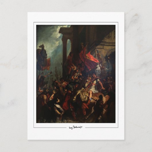 Eugène Delacroix #560 - Carte postale d'art fin (Devant)