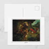 Eugène Delacroix #5 - Carte postale d'art fin (Devant / Derrière)