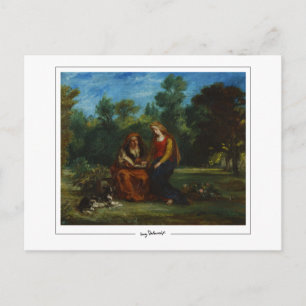 Eugène Delacroix #627 - Carte postale d'art fin