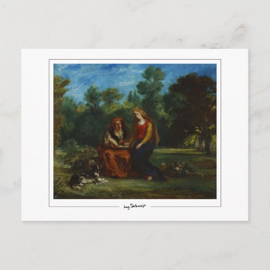 Eugène Delacroix #627 - Carte postale d'art fin (Devant)