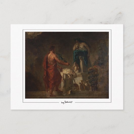 Eugène Delacroix #684 - Carte postale d'art (Devant)