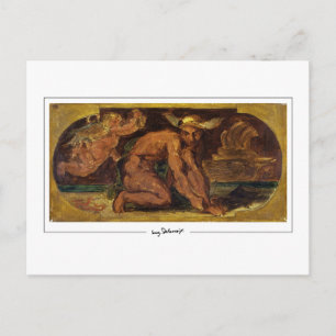 Eugène Delacroix #720 - Carte postale d'art