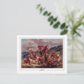 Eugène Delacroix #97 - Carte postale d'art fin (Debout devant)