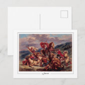 Eugène Delacroix #97 - Carte postale d'art fin (Devant / Derrière)