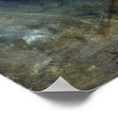 Eugène Delacroix Christus op het Zee van Galilea Poster (Hoek)