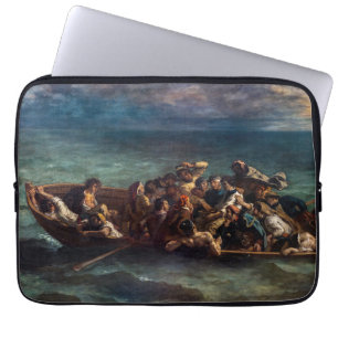 Eugene Delacroix - De schipbreuk van Don Juan Laptop Sleeve