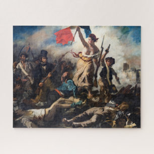 Eugene Delacroix - De Vrijheid Leidt het Volk Legpuzzel