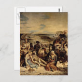 Eugene Delacroix-Scenes uit het bloedbad van Chios Briefkaart (Voorkant / Achterkant)