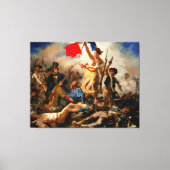 EUGENE DELACROIX Vrijheid Leading the People 1830 Canvas Afdruk (Voorkant)