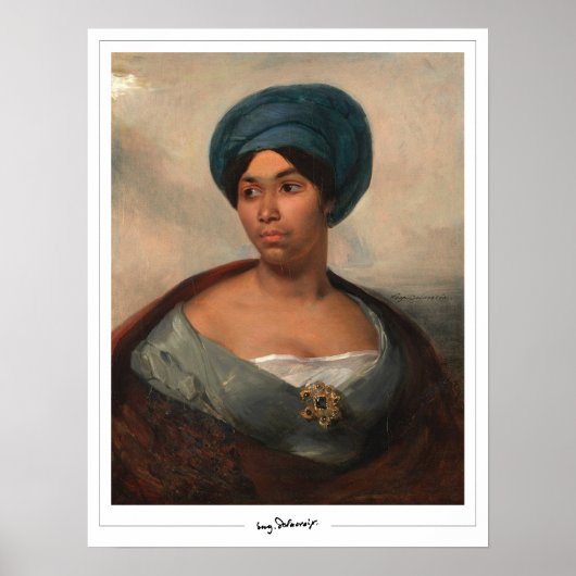 Eugène Delacroix Zedign Affiche d'art #171 (Devant)