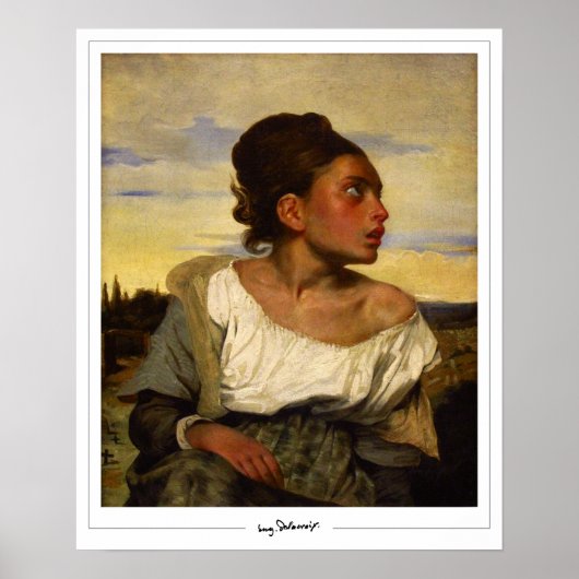 Eugène Delacroix Zedign Affiche d'art #199 (Devant)