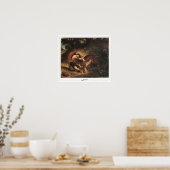 Eugène Delacroix Zedign Affiche d'art #310 (Cuisine)