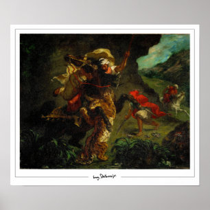 Eugène Delacroix Zedign Affiche d'art #5