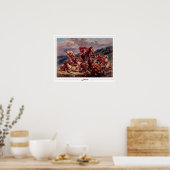 Eugène Delacroix Zedign Affiche d'art #97 (Cuisine)