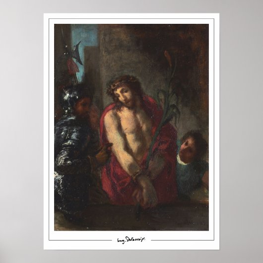 Eugène Delacroix Zedign Art Poster #527 (Voorkant)