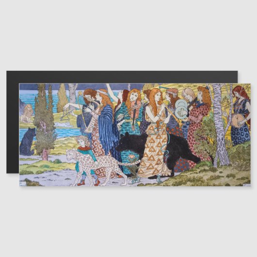 Eugene Grasset - Carte magnétique Harmony (Devant / Derrière)