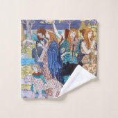 Eugene Grasset - Harmonie decoratief paneel Bad Handdoek (Wasdoekje)