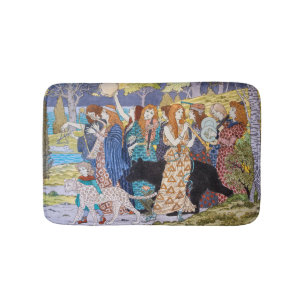 Eugene Grasset - Harmonie decoratief paneel Badmat