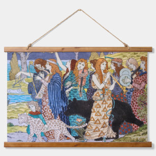 Eugene Grasset - Harmonie decoratief paneel Hangend Wandkleed