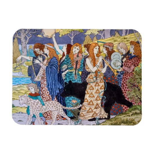 Eugene Grasset - Harmonie decoratief paneel Magneet (Horizontaal)