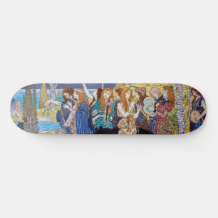 Eugene Grasset - Harmonie decoratief paneel Skateboard